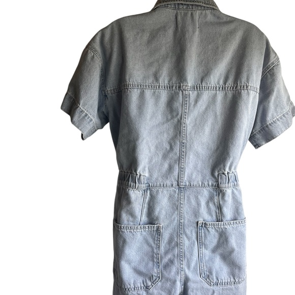 FREE PEOPLE x We The Free Marci Denim Jumpsuit in Clear Skies, Size Medium - Picture 4 of 11